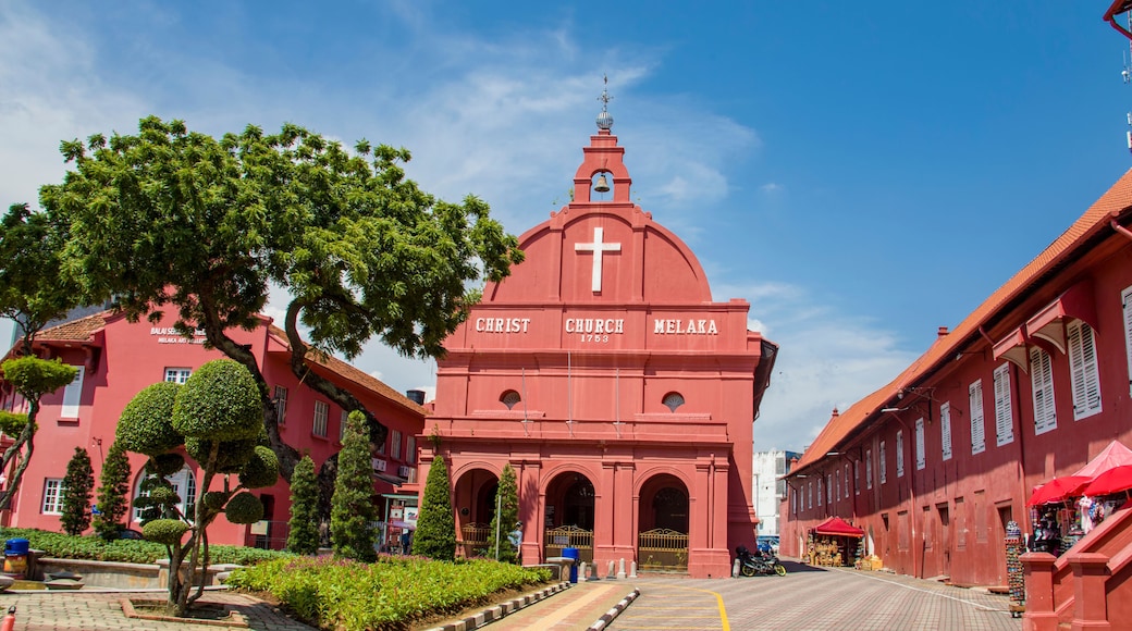 Malacca Malaysia 29th April 2022: Christ Church, Malacca is an 18th-century Anglican church in the city of Malacca City. It is the oldest functioning Protestant church in Malaysia.