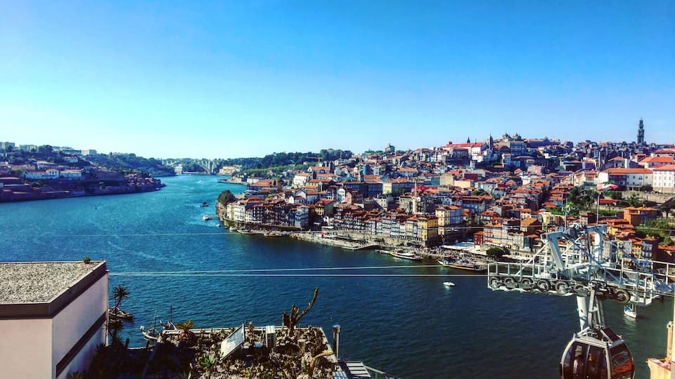 Beautiful city of Porto in Portugal. #porto #portugal #traveller #tourism #tourist #holiday #explore #cablecar #city #river #travel