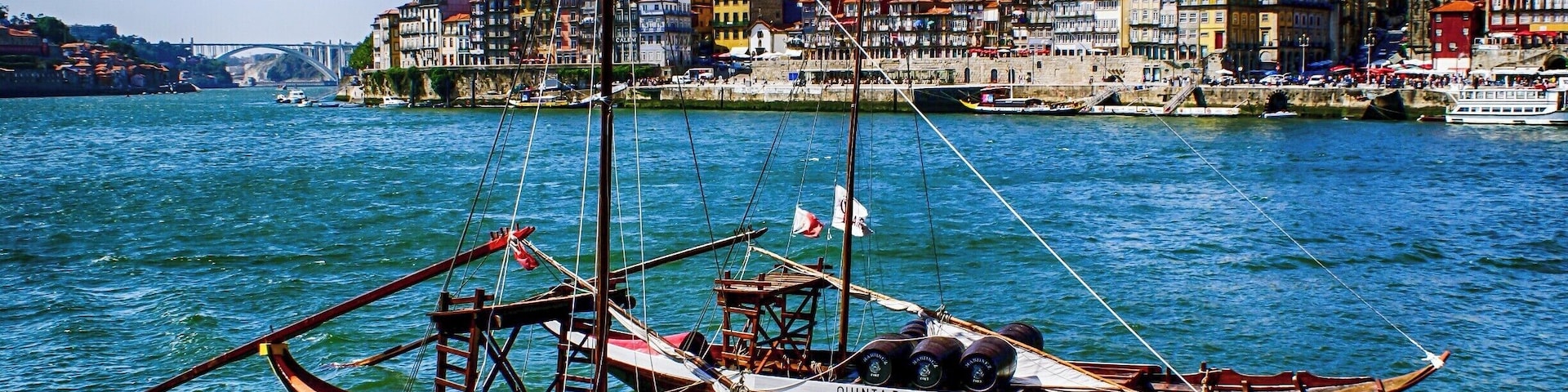 The Rabelo boat is a tradition in Portugal. Native from the Douro region, it does not exist in any other place of the world. Its history is linked to the production and trade of port wine.
The amazing city of Porto, also known as Oporto in English, is located along the Douro river estuary in the North of Portugal and is the second-largest city of the country. Declared as a World Heritage Site by UNESCO in 1996, planning a visit to the historic center of Oporto is the best way to know its origins.
Read about this amazing city and lose yourself in history: http://bit.ly/1QRDG6n