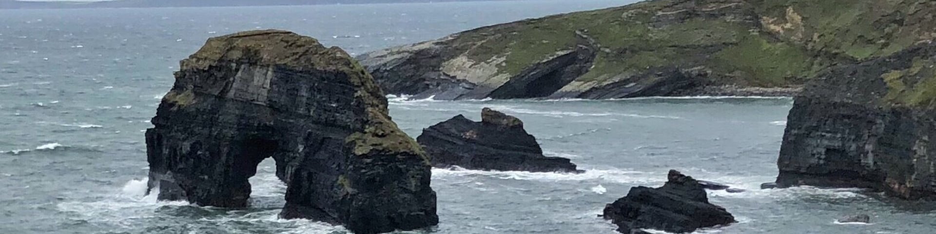 Nuns beach is very dramatic but I prefer Ladies Beach just a short walk away. Nuns beach has no real access to the sand.