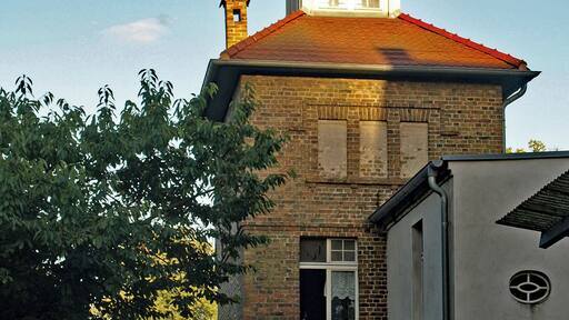 Wasserturm in der ZelterstraĂe in Petzow