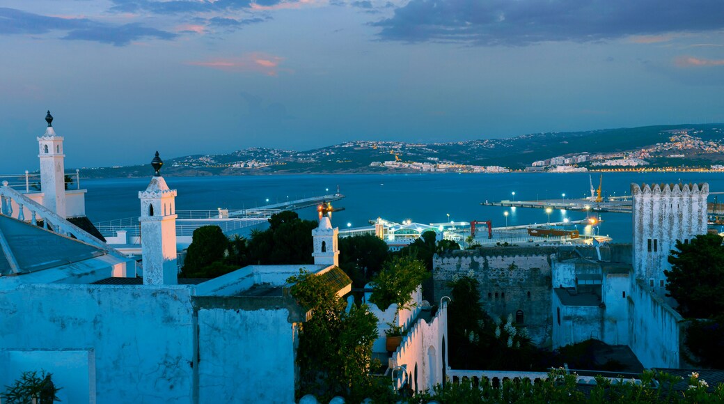 The old medina and the port of Tangier, Morocco.