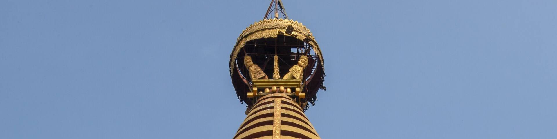 Buddhist monastery at the monastic zone of Lumbini on Nepal