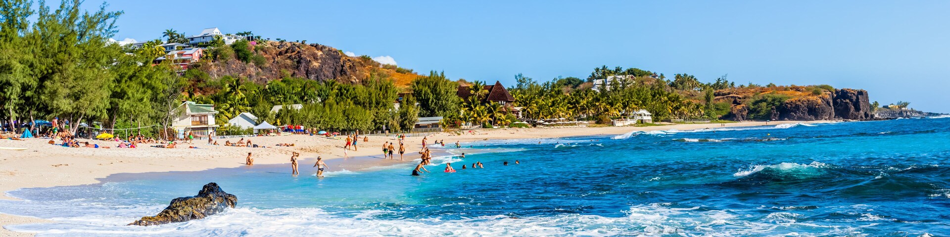 Plage de Boucan Canot, Saint-Gilles-les-Bains, île de la Réunion