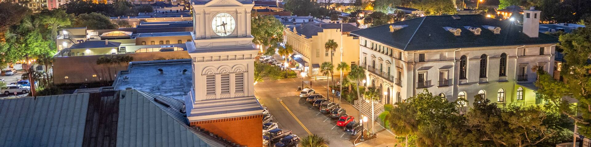 Fernandina Beach, Florida, USA Historic Downtown 1959