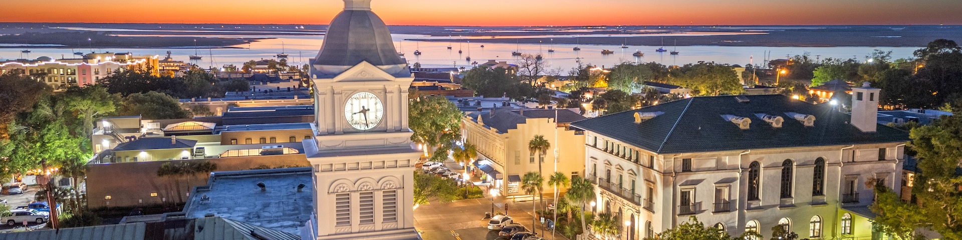 Fernandina Beach, Florida, USA Historic Downtown 1959