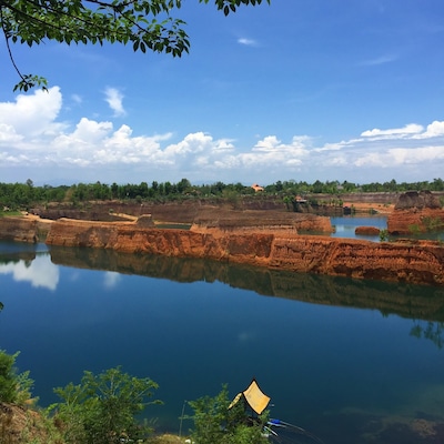 Tuang Thong Canyon. Spectacular viewpoint from the Canyon View Cafe.