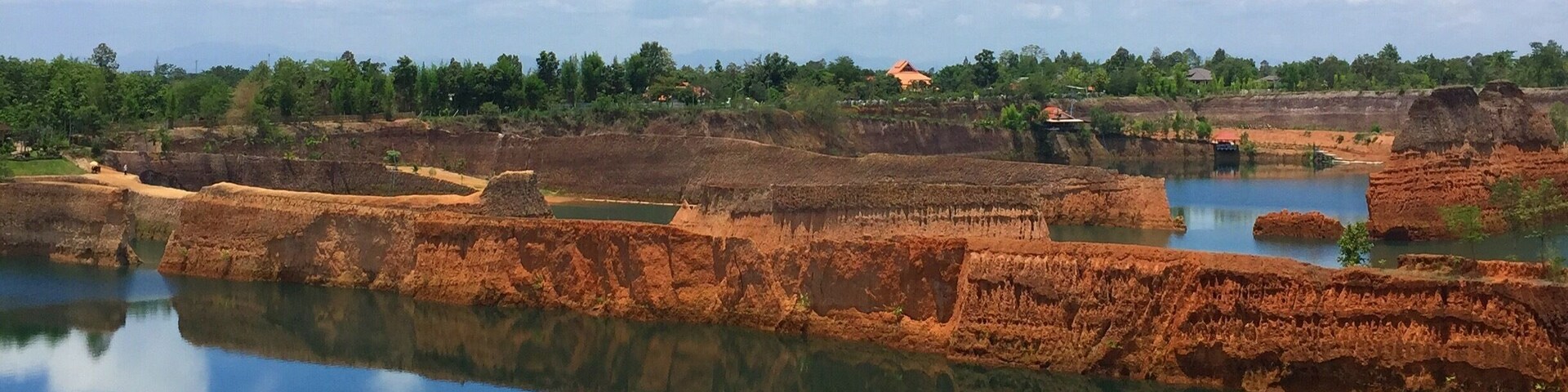 Tuang Thong Canyon. Spectacular viewpoint from the Canyon View Cafe.