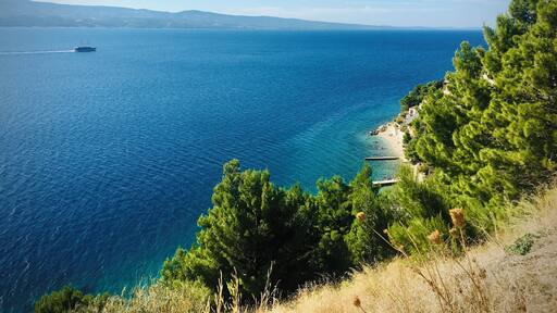 October views of the Adriatic coast...