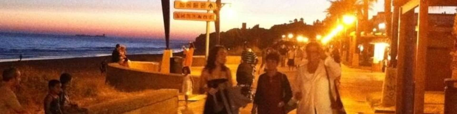 La Barrosa by night. Calm and cosy.