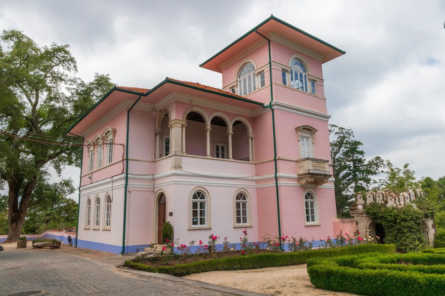 The headquarters of the Mata do Buçaco Foundation in the forest park of Bussaco, Portugal