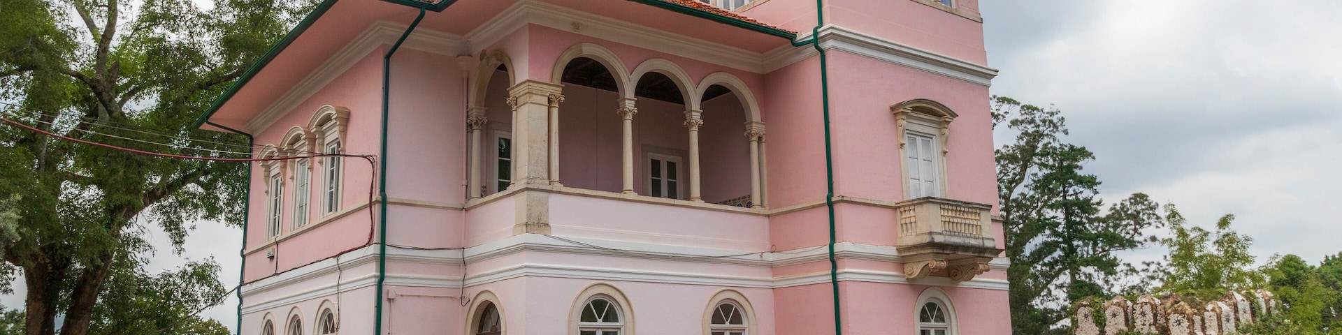The headquarters of the Mata do Buçaco Foundation in the forest park of Bussaco, Portugal
