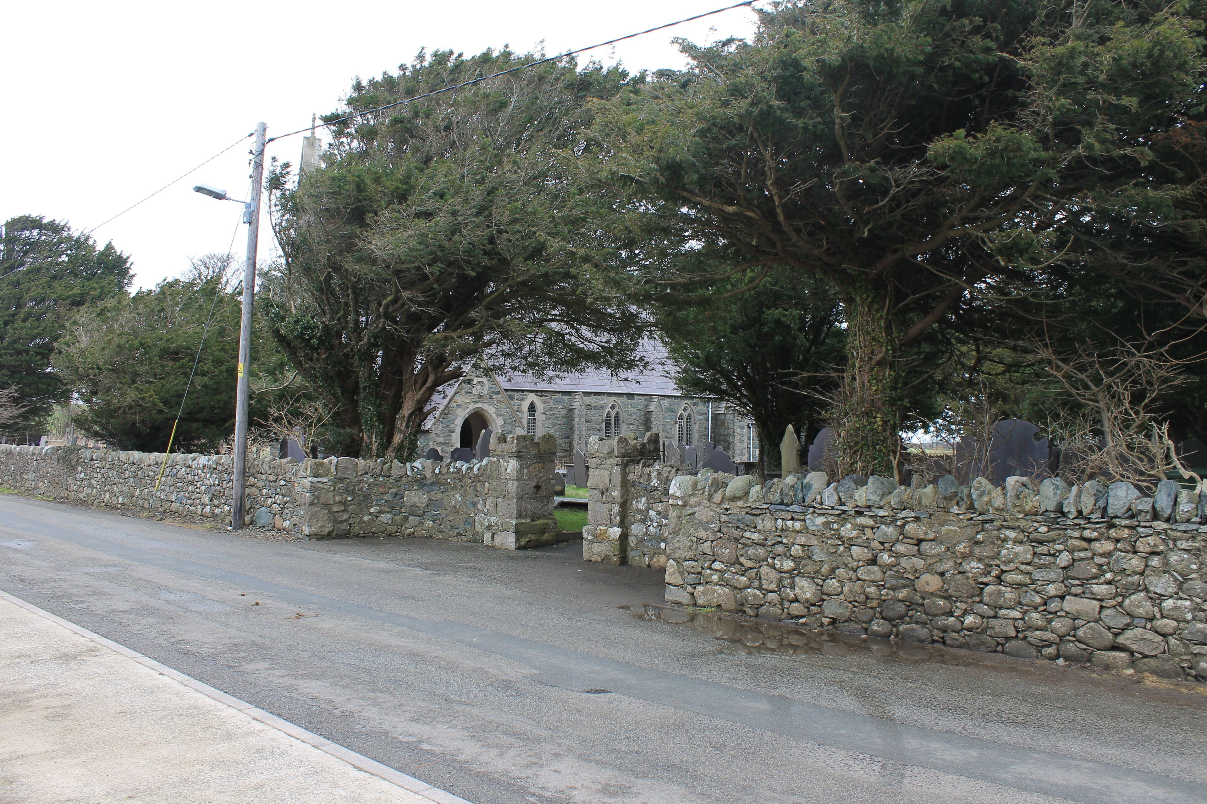 St Cedol, Pentir, gwynedd, North Wales. Registered by Cadw as a Grdae II Listed Building.
