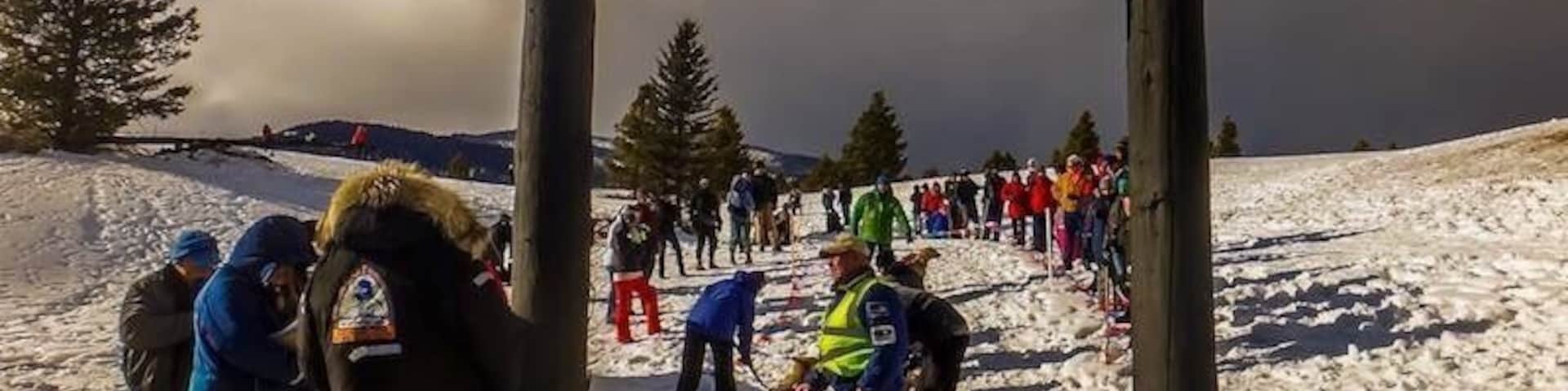 On Valentine's Day weekend.. Great dog race in Montana!