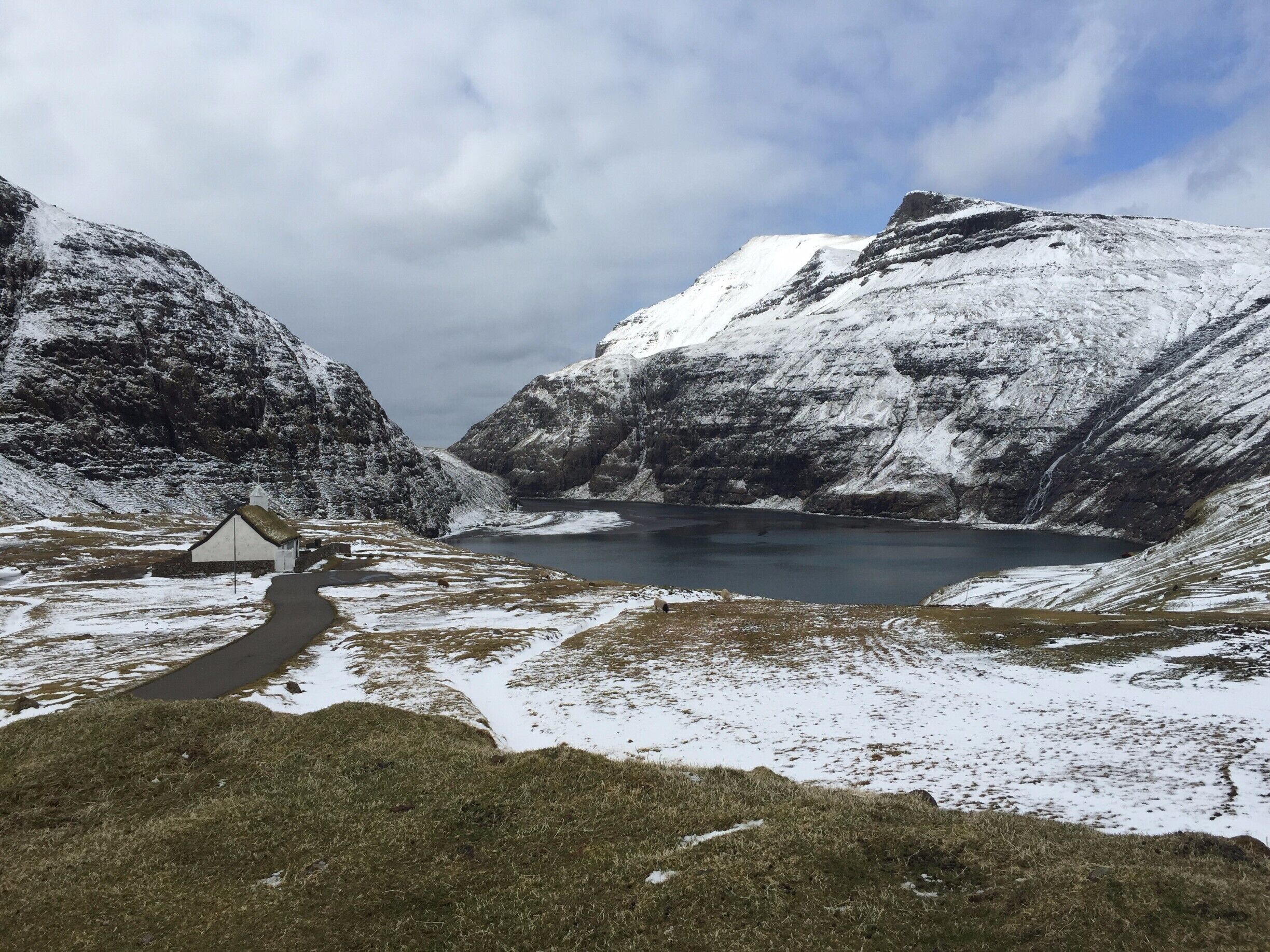 No trip to the Faroe Islands is complete without a stop in Saksun.  The Iconic church was originally built in 1858 and moved to it's current location from Tjørnuvík. #LifeAtExpedia