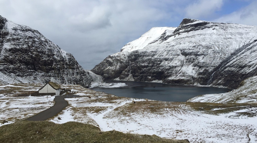 No trip to the Faroe Islands is complete without a stop in Saksun. The Iconic church was originally built in 1858 and moved to it's current location from Tjørnuvík. #LifeAtExpedia