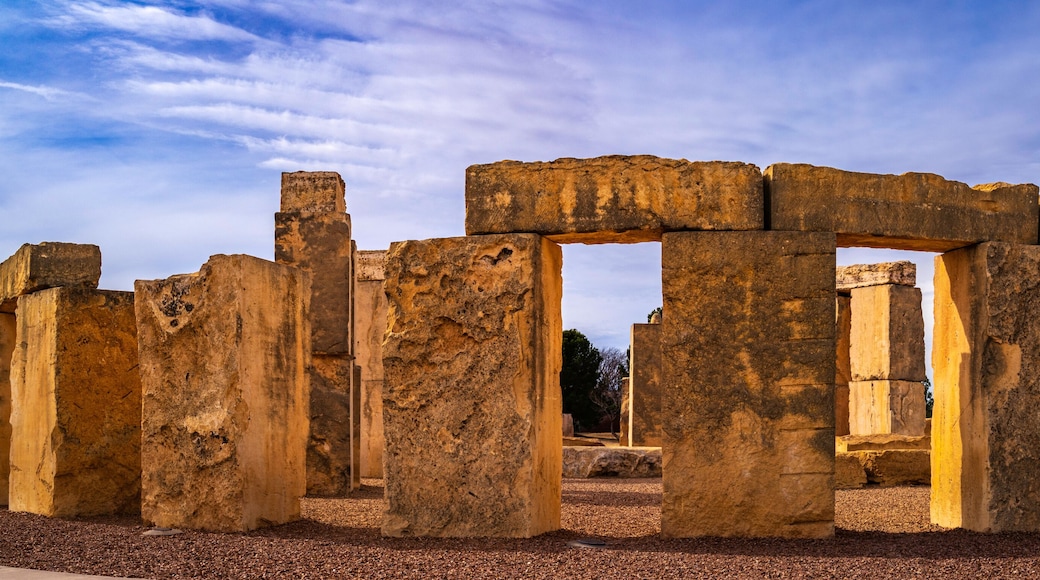 Stonehenge replica of the prehistoric monument in Odessa, Texas, USA
