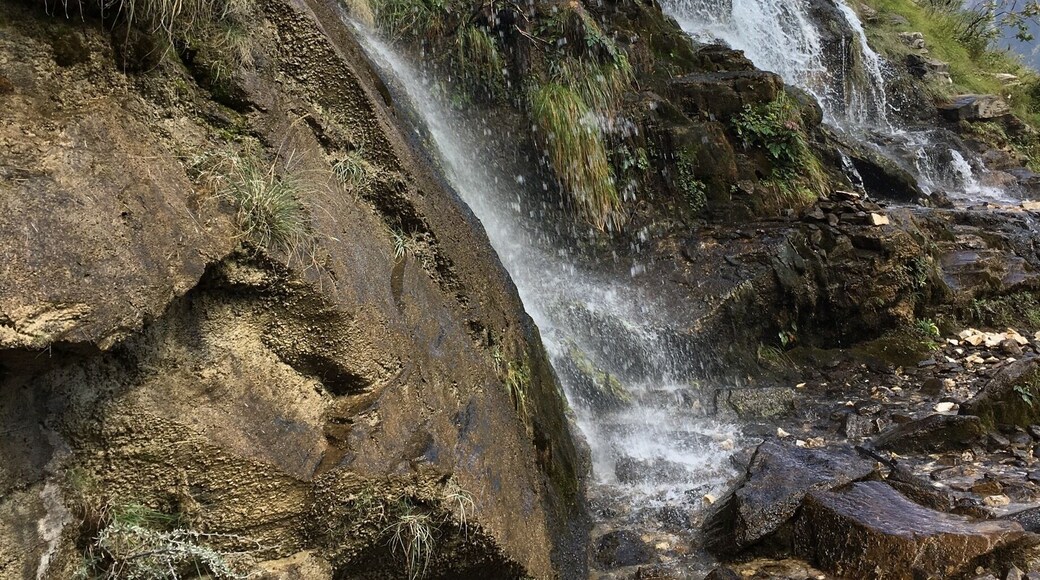 While hiking along the upper road at Tiger Leaping Gorge