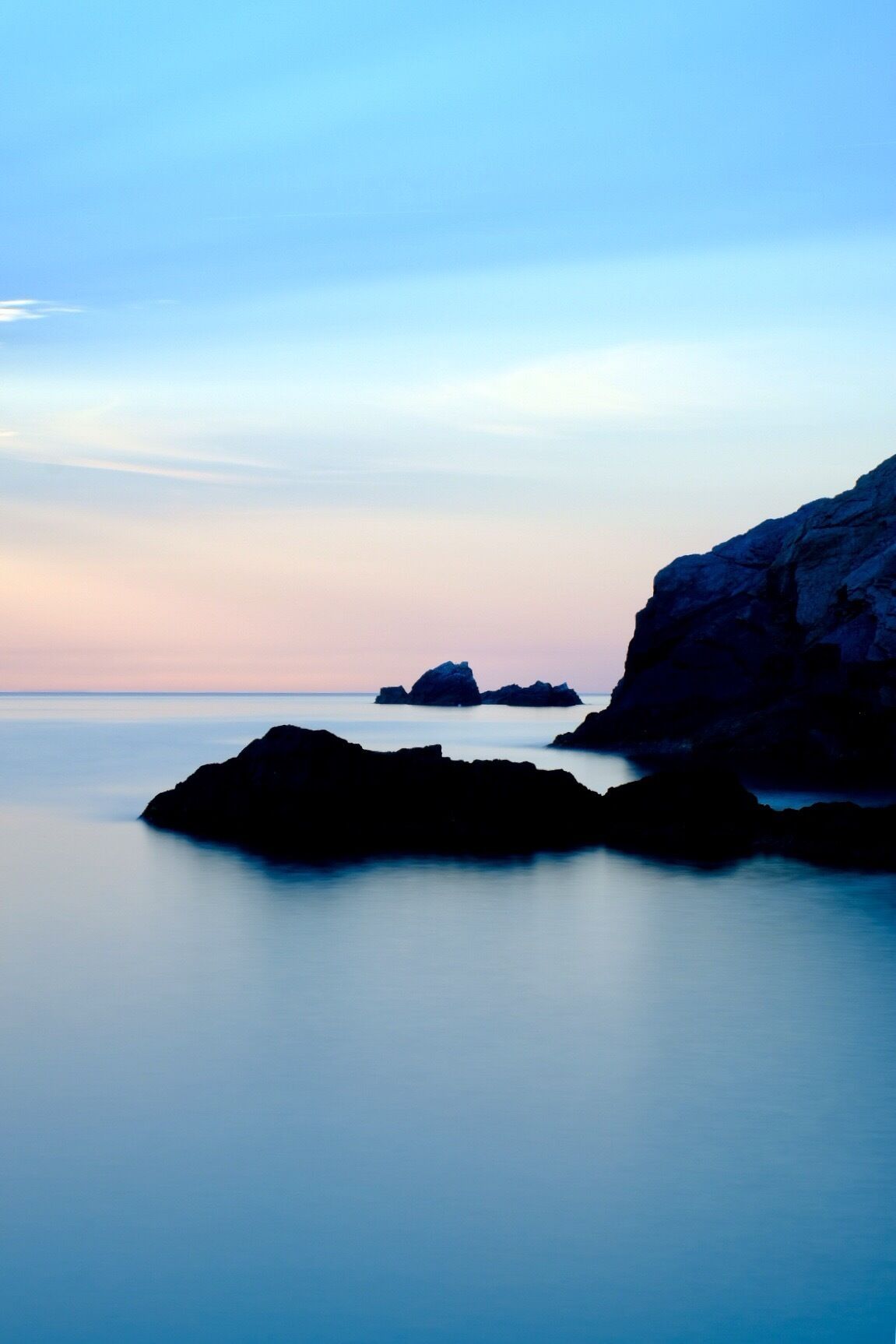 Just off the coastal walk between Aiguafreda and Sa Tuna. Peaceful spot early morning.