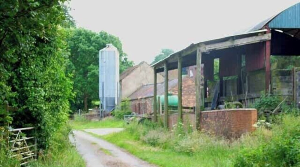 Barn and silo near Fulford.