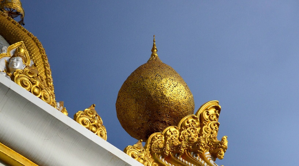 Nestled among the outskirts of Khon Kaen, Wat Thung Setthi springs out of the rice fields. It is a stunning blend of Thai moralistic art, pop culture references and classically inspired architecture but with a Thai twist. There are spectacular mosaic murals and an expansive garden to walk.
#architecture #stunningstructures