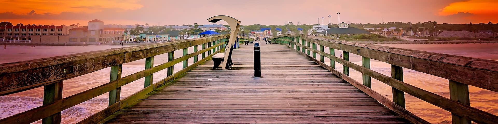 St. Johns County Ocean Pier in St. Augustine Florida