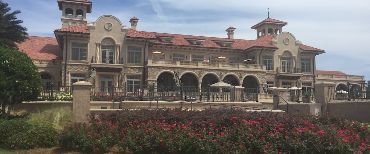 The Clubhouse at TCP Sawgrass where The Players Golf Tournament was televised.