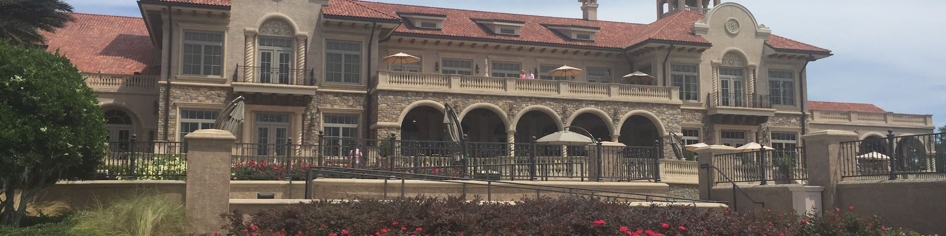 The Clubhouse at TCP Sawgrass where The Players Golf Tournament was televised.