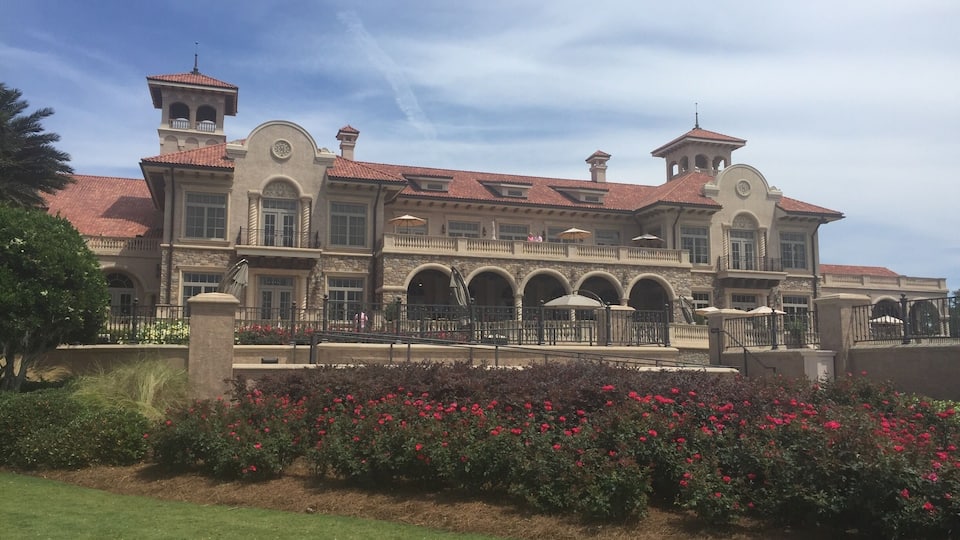The Clubhouse at TCP Sawgrass where The Players Golf Tournament was televised.