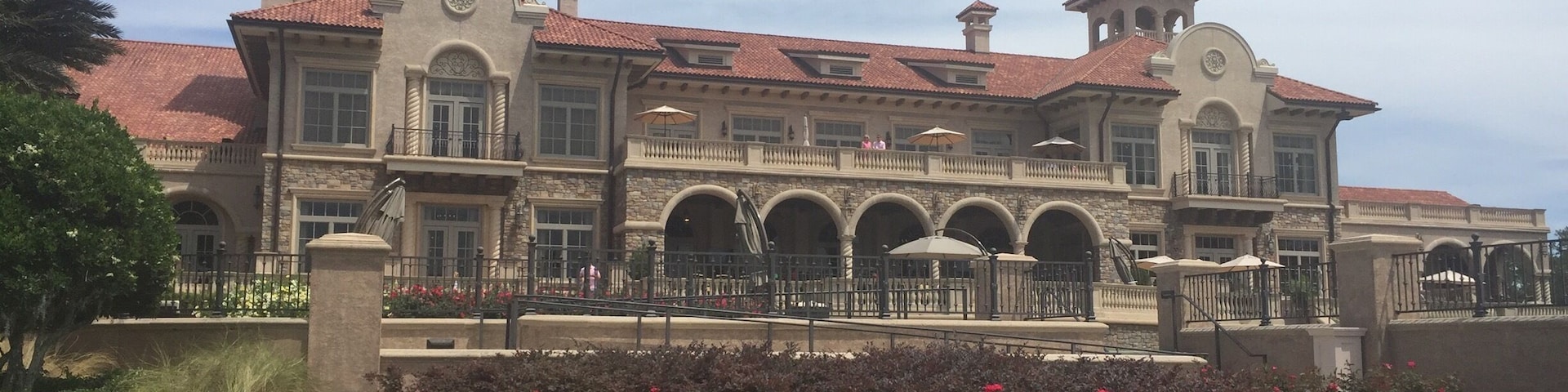The Clubhouse at TCP Sawgrass where The Players Golf Tournament was televised.