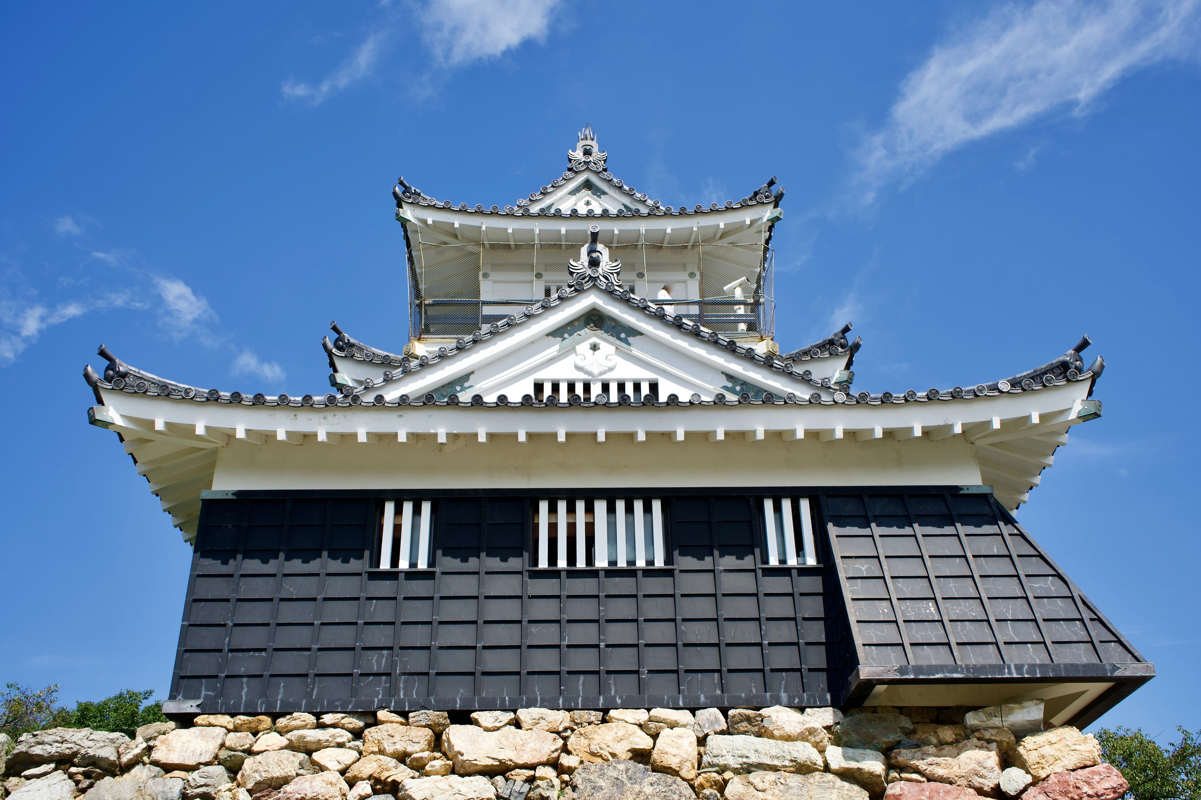 The view of Hamamatsu castle in Japan.