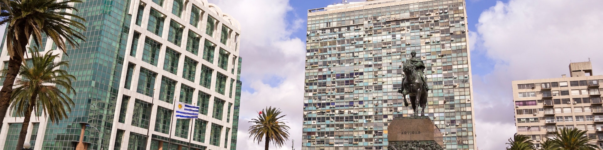 Independence Square. Montevideo, Uruguay