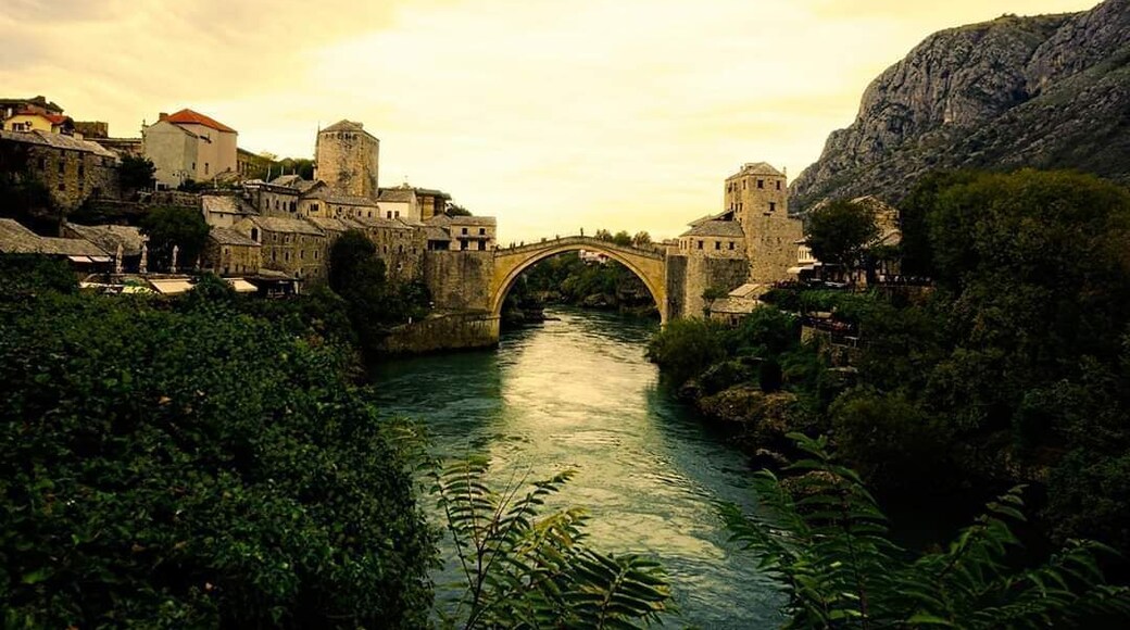 Travel to Mostar in Bosnia and see the old bridge where for a few euro someone from the dive club will jump off it for your entertainment!