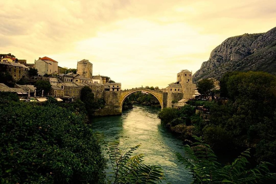 Travel to Mostar in Bosnia and see the old bridge where for a few euro someone from the dive club will jump off it for your entertainment!
