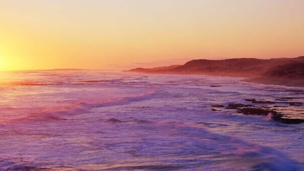 Australia, Victoria, sunset along Shipwreck Coast