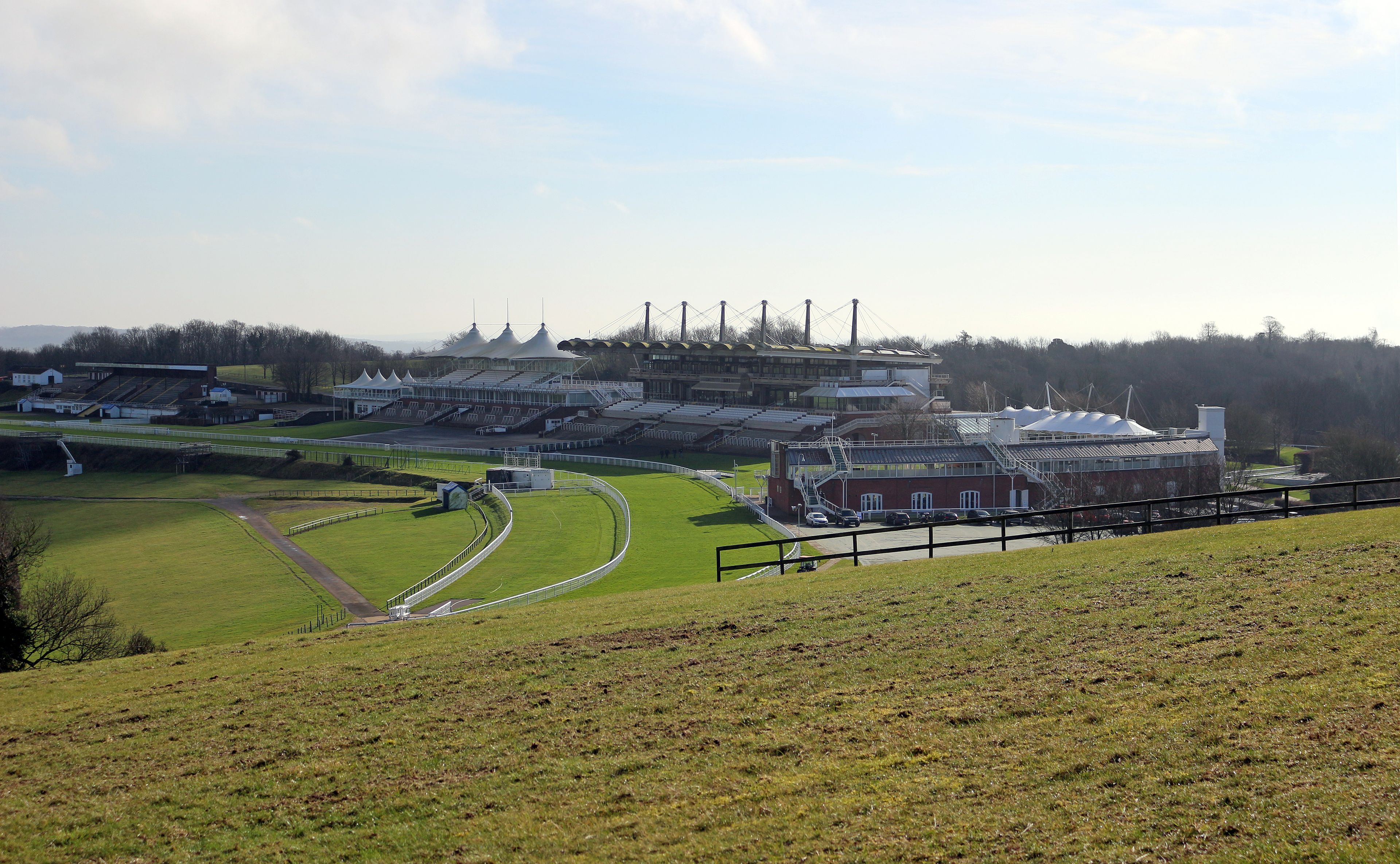 Goodwood Racecourse from The Trundle, West Sussex