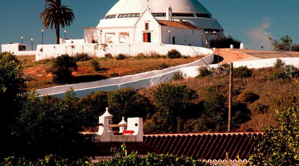 Shrine of Nossa Senhora da Piedade, perhaps more attractive from afar than within, this church can be reached on foot from Loule in about twenty five minutes via the steep cobbled lane.