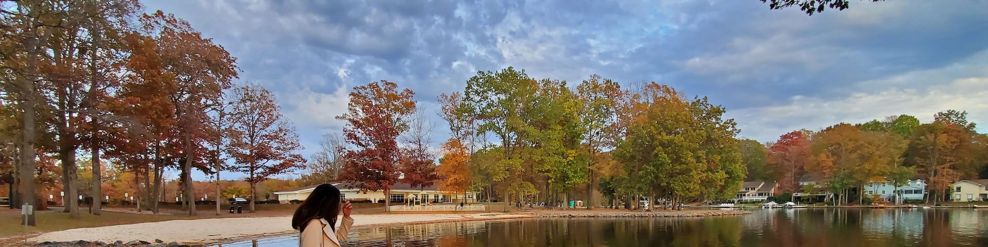 A moment of calmness by the lake is always good for those who wander.