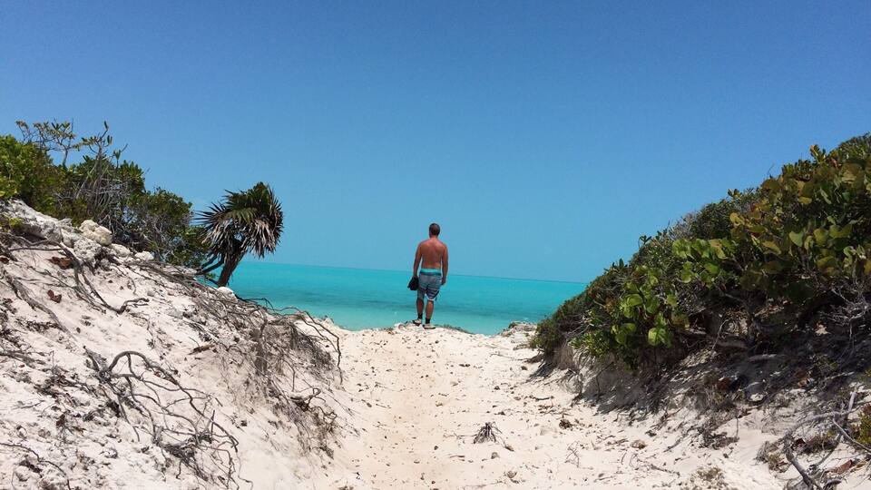 Provo, Turks and Caicos has a ton of great beaches. We went exploring ok this dirt road near Long Bay Beach, we were not disappointed. #bvsblue #beach #allthatblue #saltlife #explore #turksandcaicos #provo