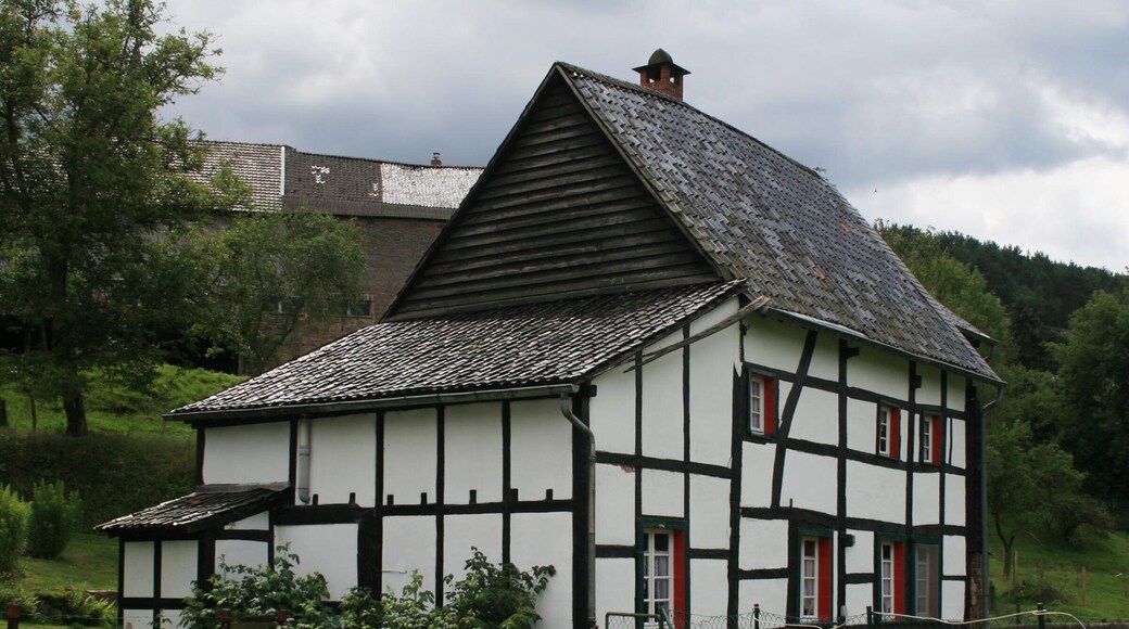 This is a photograph of an architectural monument. It is on the list of cultural monuments of Heimbach, no. 4