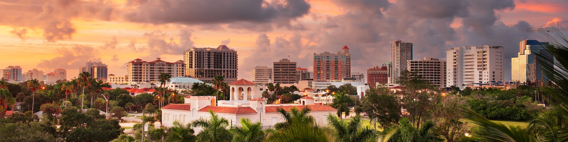 Sarasota, Florida, USA Downtown Skyline