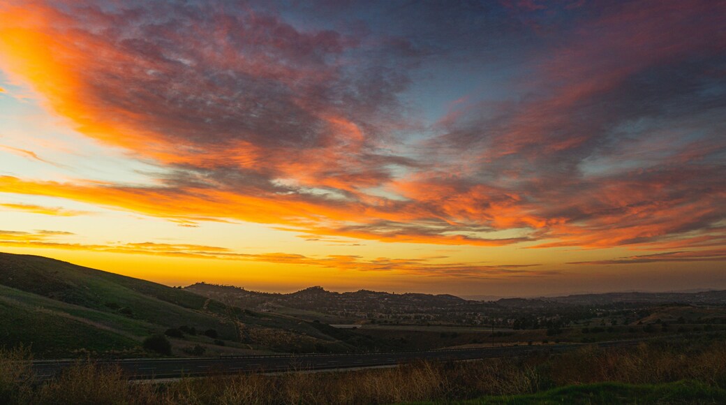 Sunset over Irvine, California