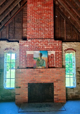 Not so much a castle, as the shell of a gatekeeper's house built around 1897.
It was more or less abandoned until the Cleveland Metroparks bought the land in 1925. The Metroparks removed the second floor and filled in the basement.
