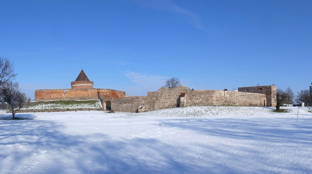 Ruine der Burg Lindau bei Zerbst (Anhalt) im Landkreis Anhalt-Bitterfeld