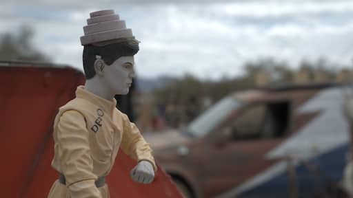 Devo action figure found in east Jesus