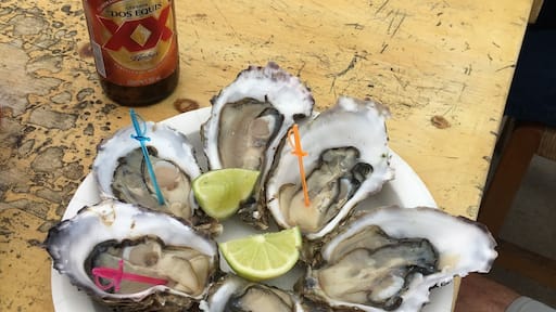 Our last day in Baja California... local oysters.
#bajacalifornia
#foodie
(March 2017)