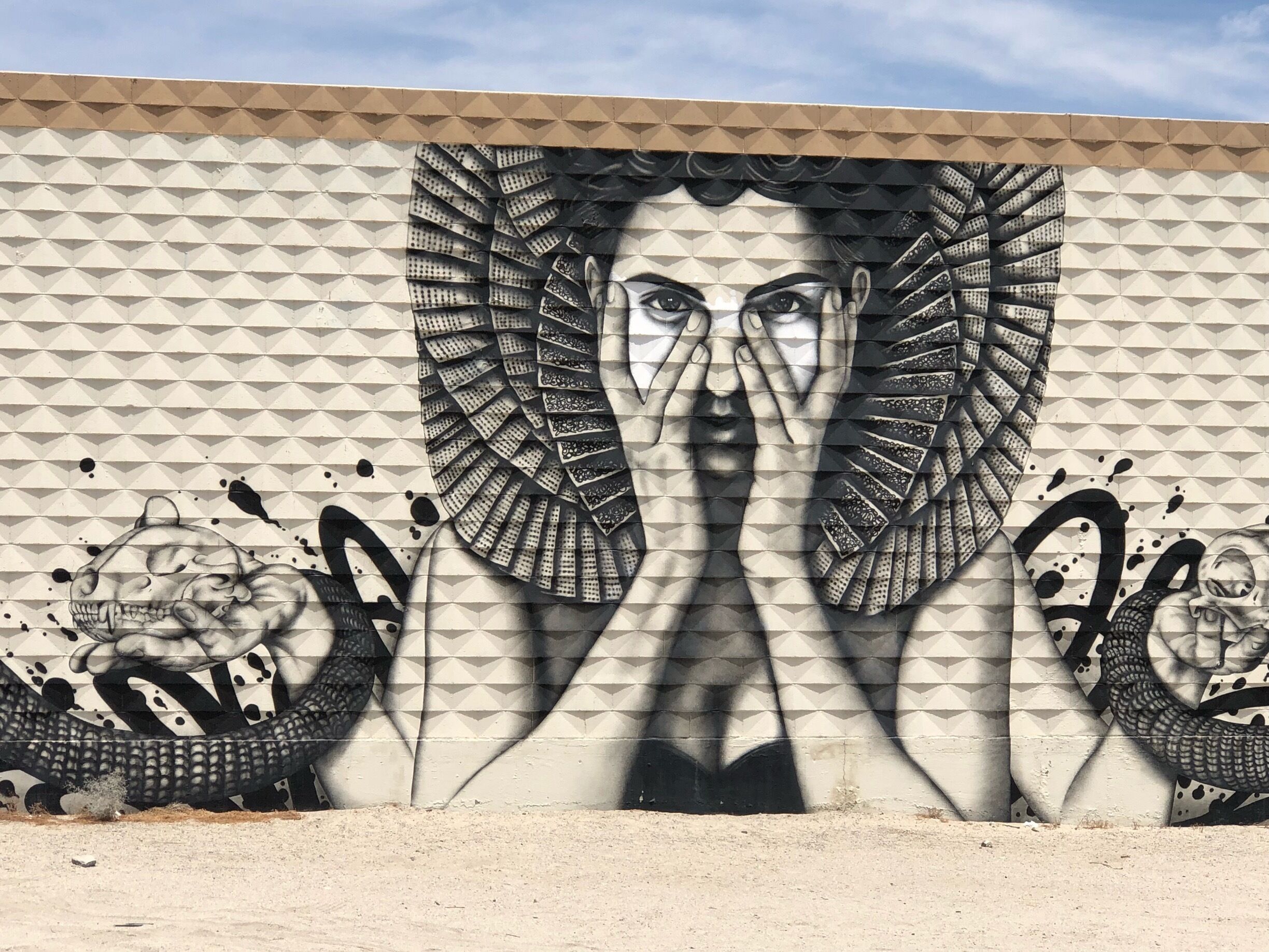 Love this graffiti Desert shores,Salton sea ca. # explorelikealocal