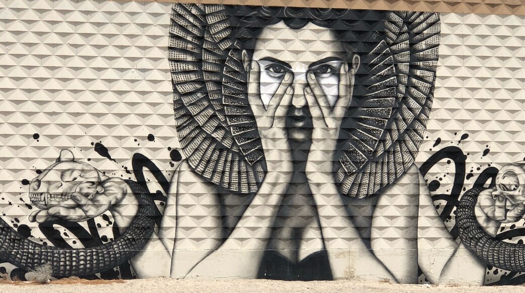 Love this graffiti Desert shores,Salton sea ca. # explorelikealocal