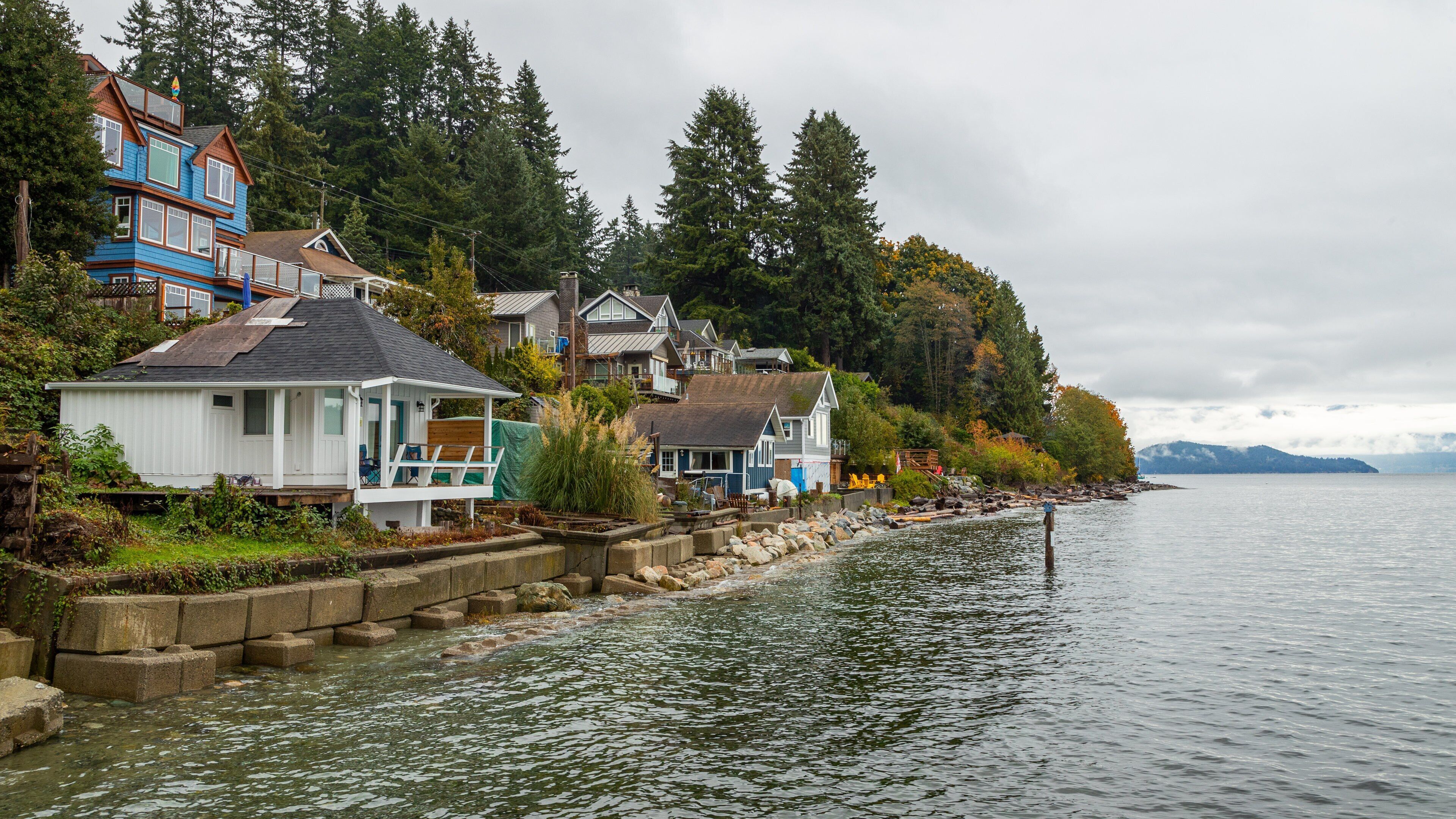 Granthams Landing featuring a house, general coastal views and a coastal town