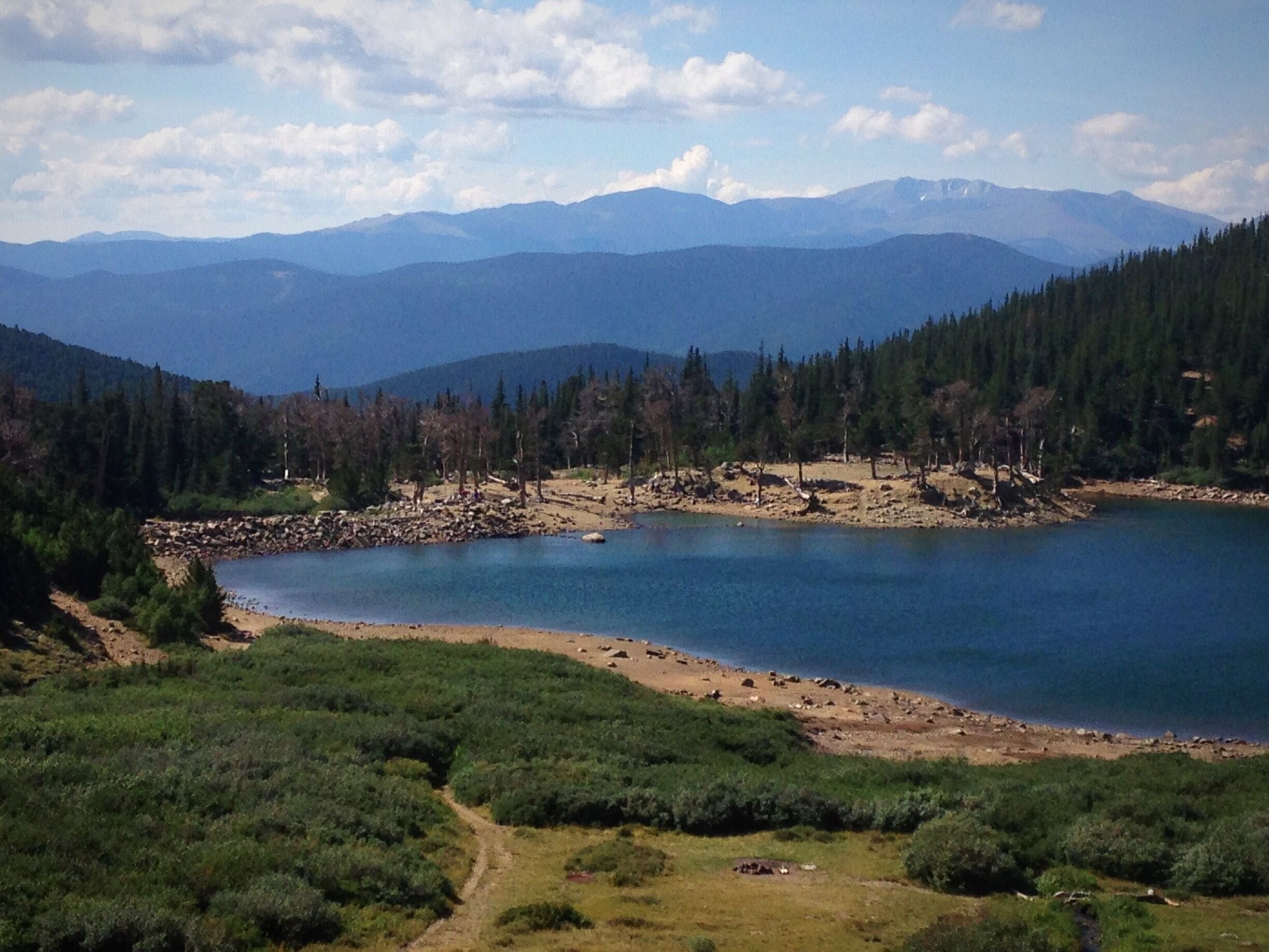 On top of the glacier overlooking St. Mary's Lake #hiking